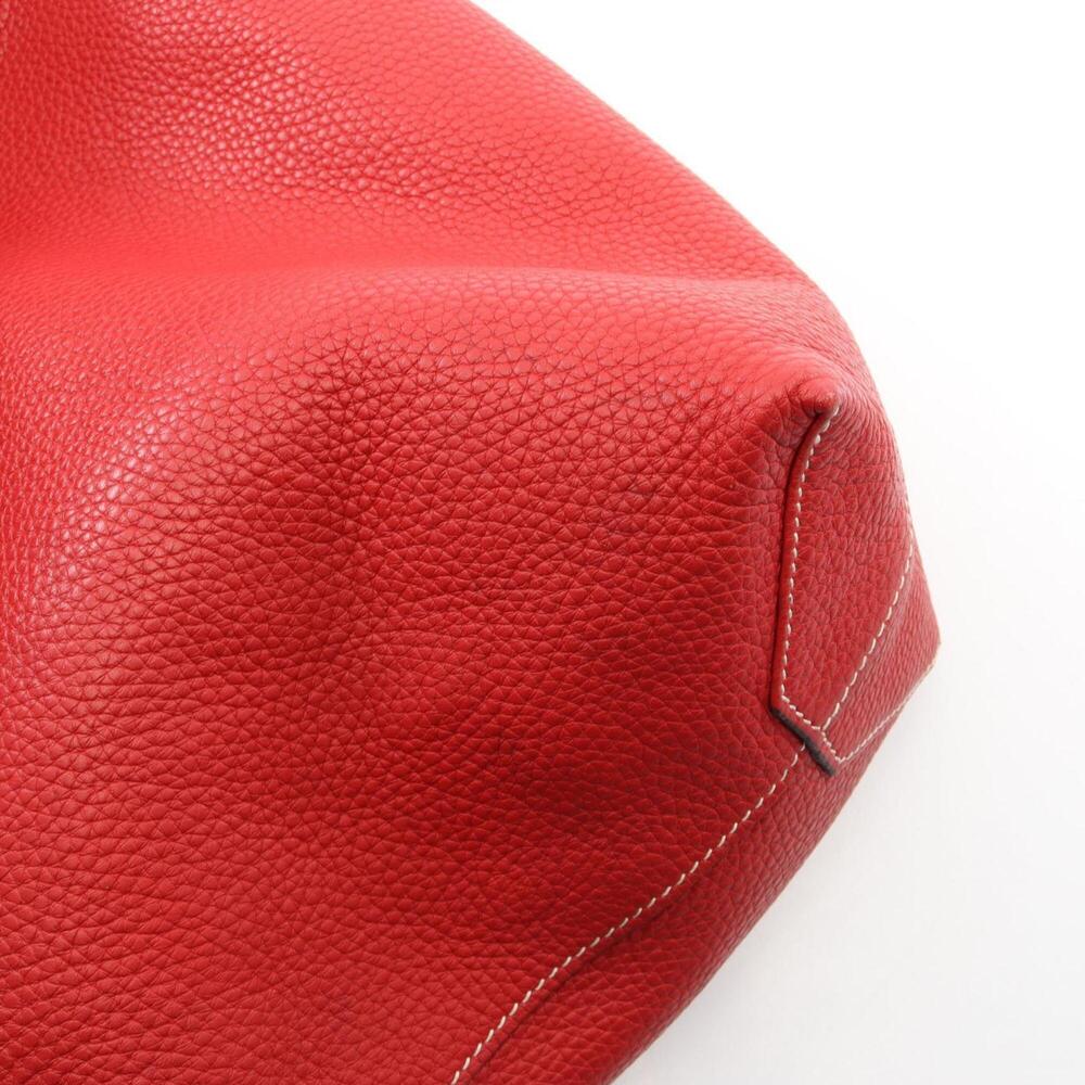Hermes Double Sens 45 Rouge Casaque Reversible Tote Bag Handbag, Taurillon Cl... - Picture 10 of 11